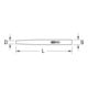 KS Tools Punzone da deriva BRONZEplus, conico, 12mm, gambo Ø24mm-3