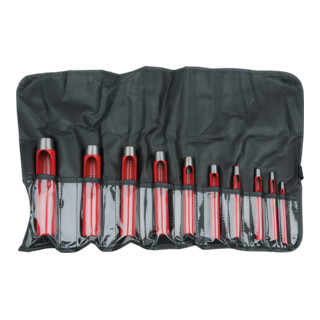 KS Tools Punzoni rotondi, 10pz.