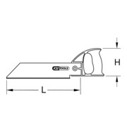 KS Tools PVC-Handsäge, 450mm-4