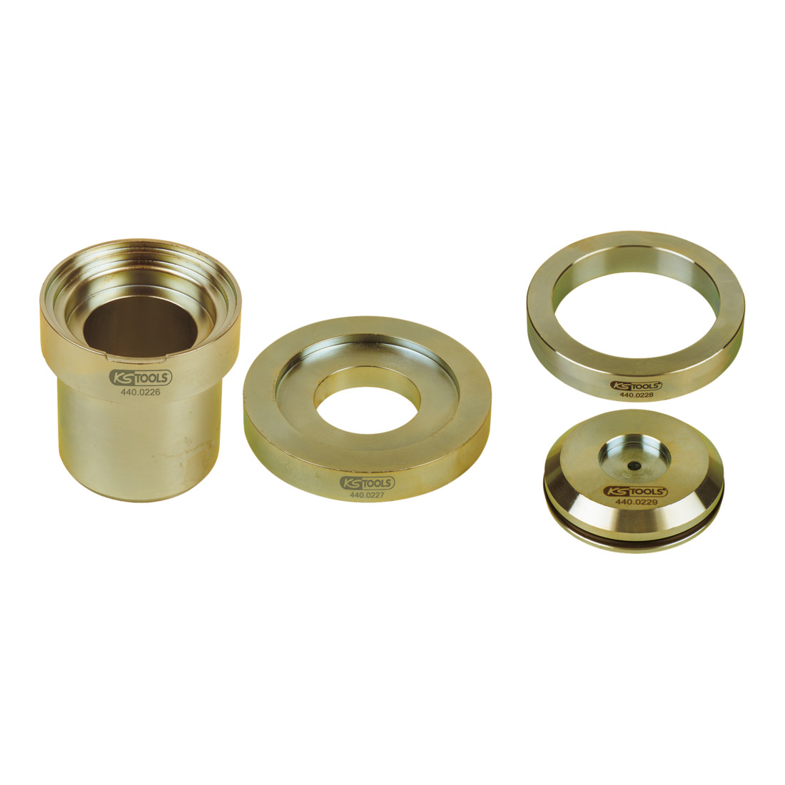 KS Tools Querlenkerbuchsen-Satz, hinten Ford / Mazda / Volvo, 4-teilig
