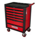 KS Tools RACINGline BLACK/ROT werkplaatswagen met 7 laden