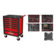 KS Tools RACINGline BLACK/ROT werkplaatswagen met 7 laden en 515 premium gereedschappen