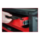 KS Tools RACINGline SCHWARZ/ROT Werkstattwagen mit 7 Schubladen