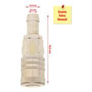 KS Tools radiator afvoerplug Scania 340/360-1