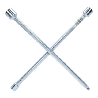 KS Tools Radkreuzschlüssel für PKWs, 1/2"x17x19x22mm