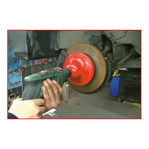 KS Tools Radnabenschleifer-Satz, Ø 160 mm, 4-teilig blau