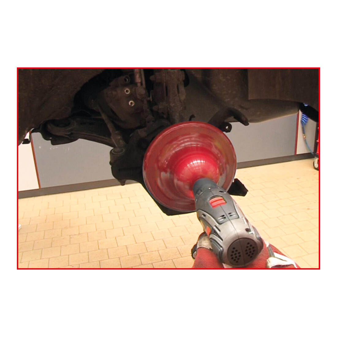 KS Tools Radnabenschleifer-Satz, Ø 160 mm, 4-teilig blau