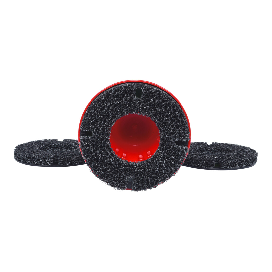 KS Tools Radnabenschleifer-Satz, Ø 160 mm, 4-teilig rot