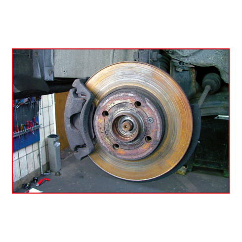 KS Tools Radnabenschleifer-Satz, Ø 160 mm, 4-teilig rot