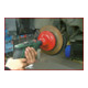 KS Tools Radnabenschleifer-Satz, Ø 160 mm, 4-teilig rot