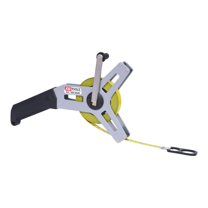KS Tools Rahmenbandmaß mit gelbem Stahlband, 20m