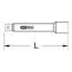 KS Tools Rallonge 3/8" avec revêtement isolant et arrêt, 125 mm
