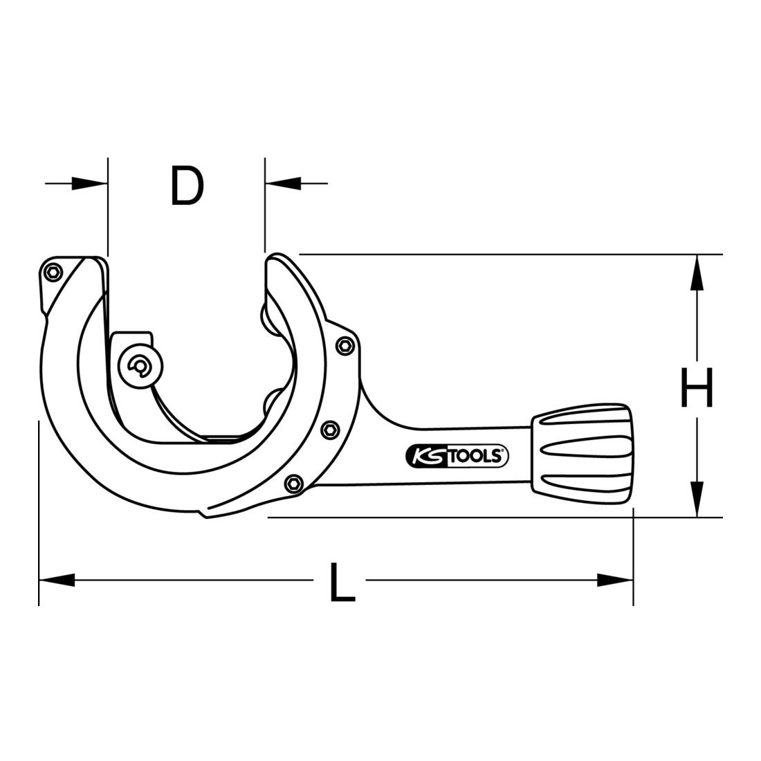 KS Tools ratelpijpsnijder