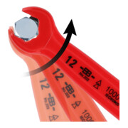 KS Tools Ratschen-Maulschlüssel mit Schutzisolierung, 11 mm-4