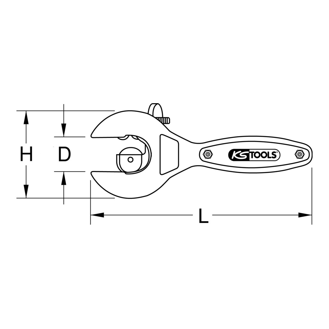 KS Tools Ratschen-Rohrabschneider