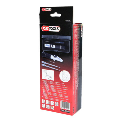 KS Tools Refraktometer Kühlflüssigkeit / Batteriesäure