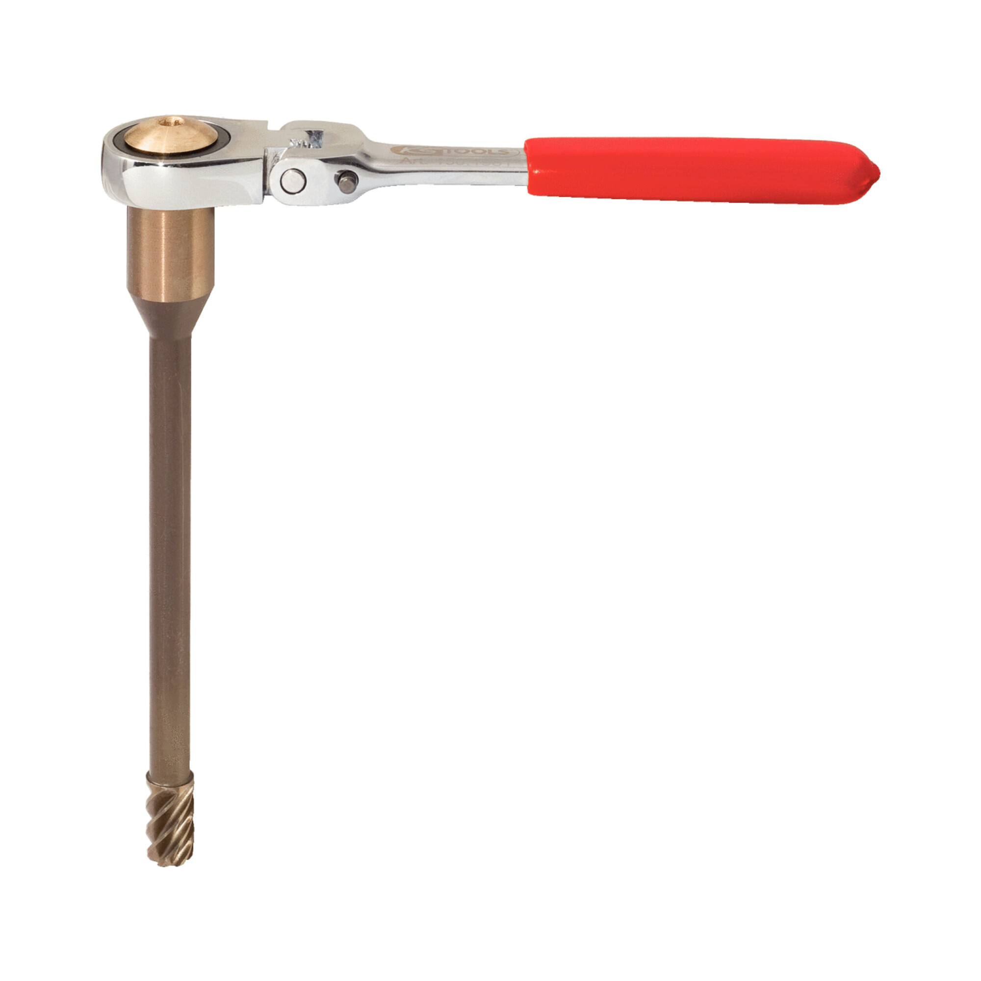 KS Tools Reibahle für ABS-Sensoren mit abwinkelbarer Knarre, Ø 10,0 mm