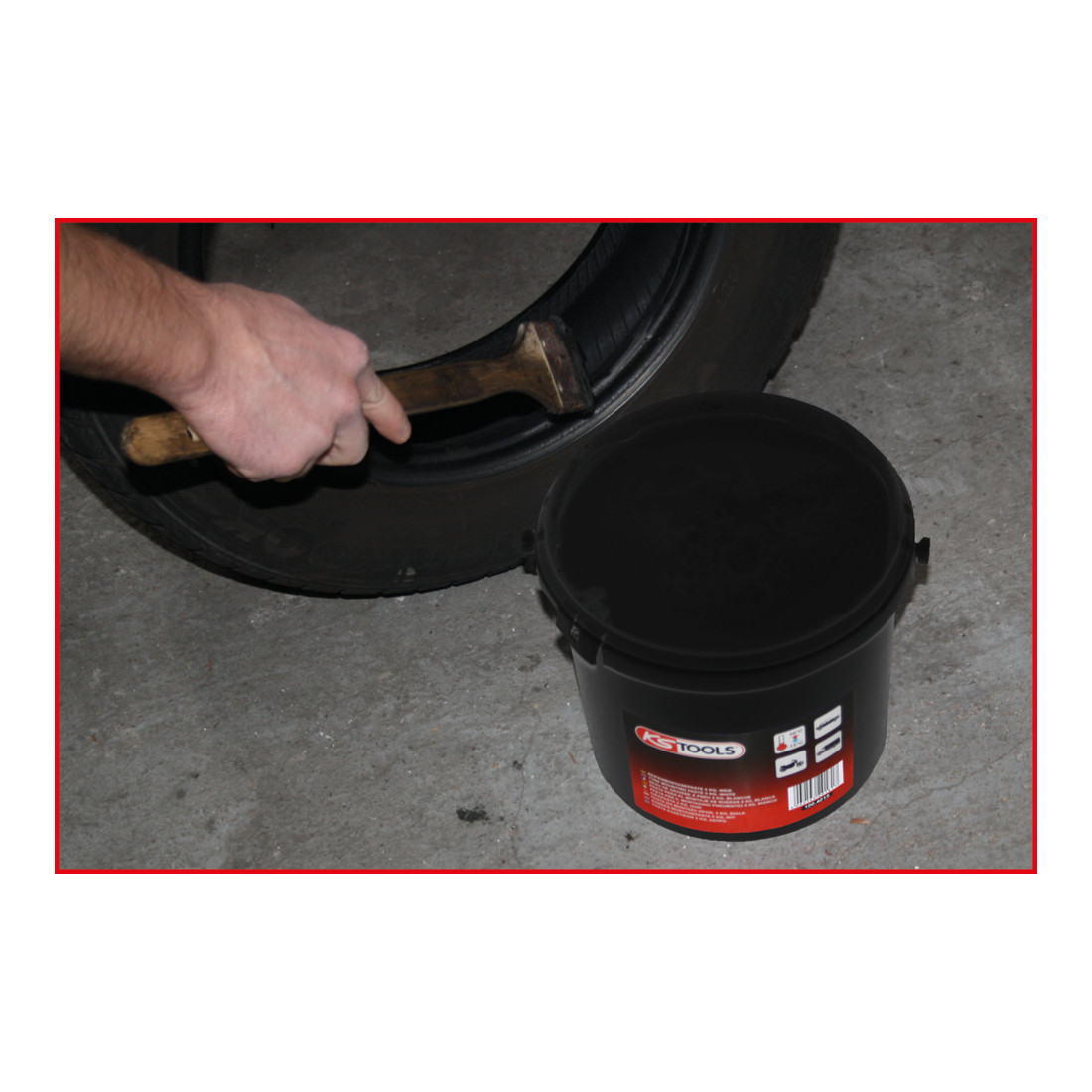 KS Tools Reifenmontagepaste 5 kg, schwarz