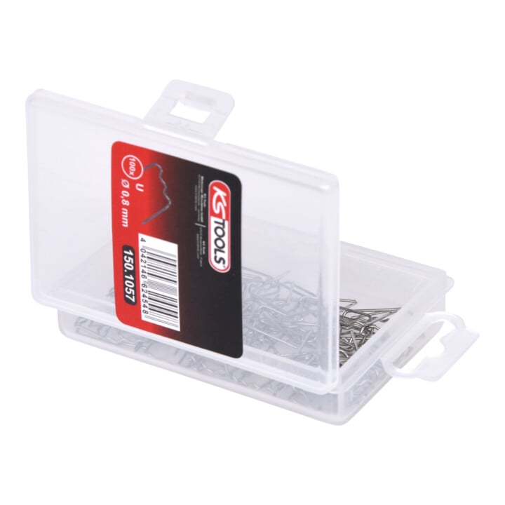 KS Tools Reparaturklammer U-Form Ø 0,8 mm, 100 Stück
