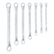 KS Tools RESCUEpower Dubbele ringsleutelset, tweezijdig gebogen, 7-dlg 6-19mm