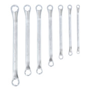 KS Tools RESCUEpower Dubbele ringsleutelset, tweezijdig gebogen, 7-dlg 6-19mm