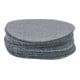 KS Tools reserve schuurpads korrel 320 Ø 50mm, set van 10