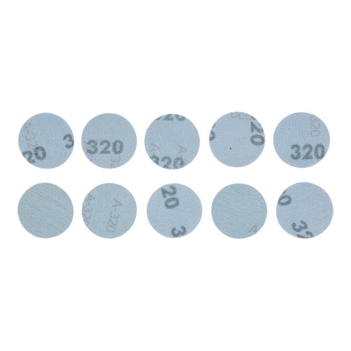 KS Tools reserve schuurpads korrel 320 Ø 50mm, set van 10