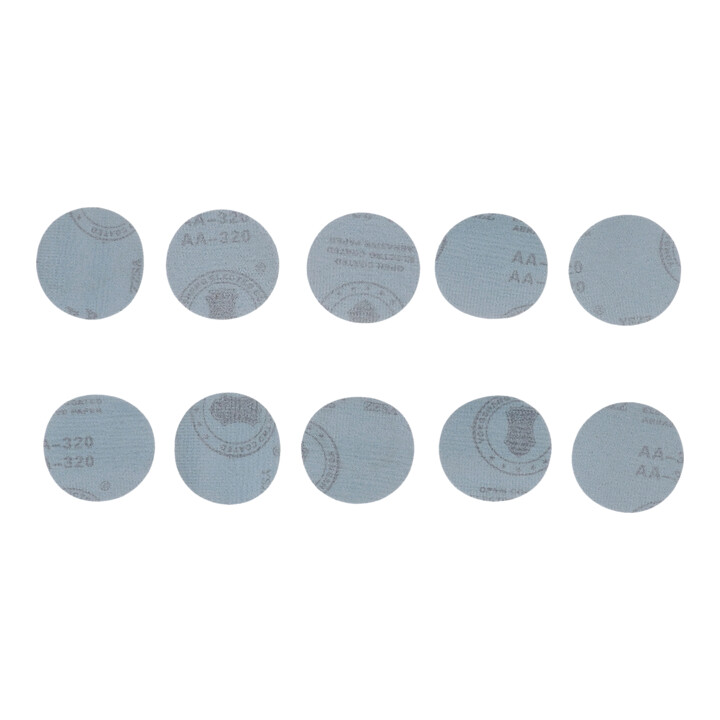 KS Tools reserve schuurpads korrel 320 Ø 75mm, set van 10