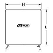KS Tools Rideau de protection pour soudeur-5