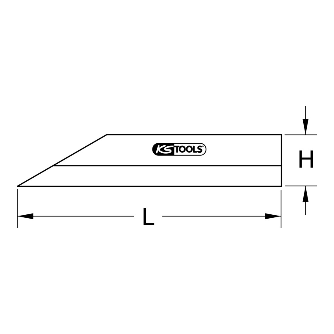 KS Tools Righello di precisione 
