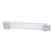 KS Tools Righello pieghevole in legno bianco, 2m-3