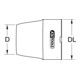 KS Tools Ring-Stanzeisen mit Spanndornaufnahme-3