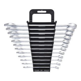 KS Tools ringsteeksleutelset, haaks, 12 dlg. 8-19 mm