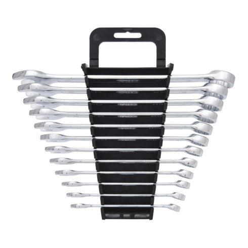 KS Tools ringsteeksleutelset, haaks, 12 dlg. 8-19 mm