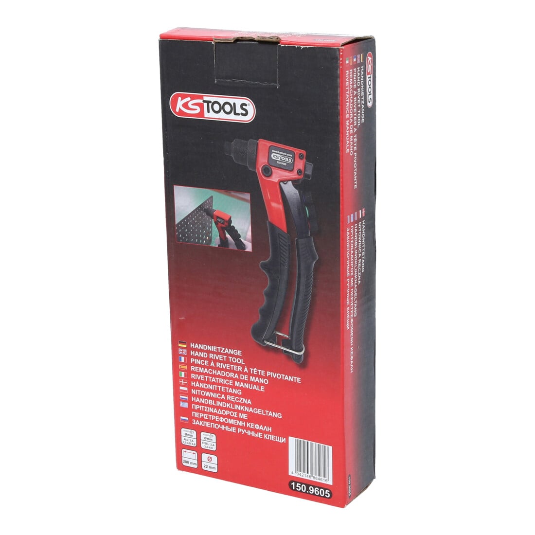 KS Tools Rivettatrice manuale L= 200mm