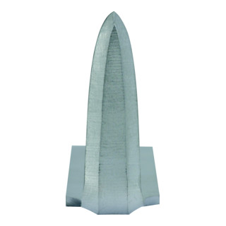 KS Tools roestvrij stalen standaard schraper, bladlengte 25mm, set van 6
