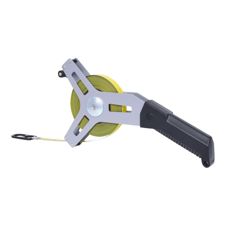 KS Tools rolmaat met geel stalen meetlint, 30m