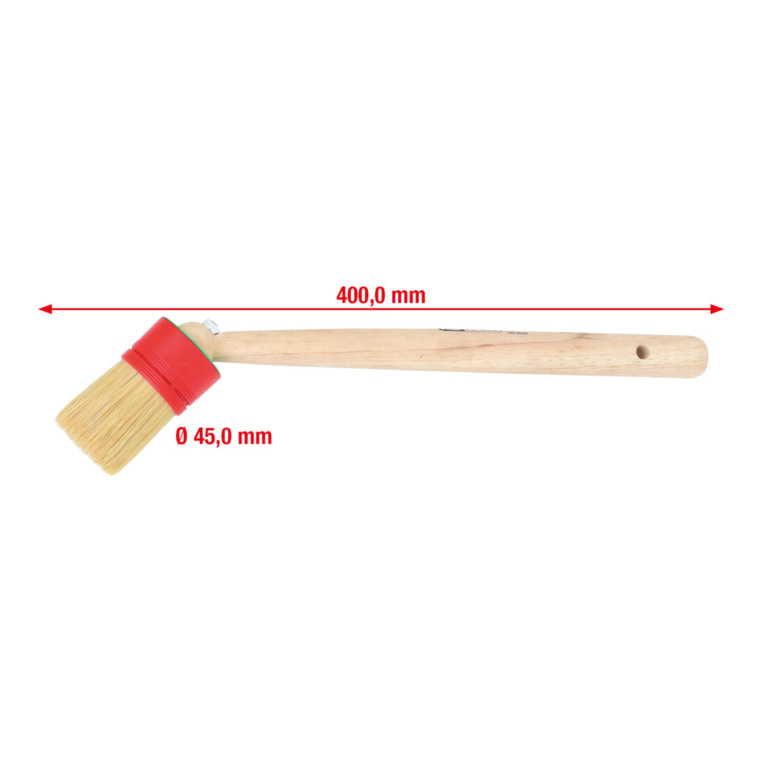 KS Tools ronde haakse borstel voor bandenmontagepasta, Ø 45mm
