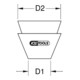 KS Tools ronde wig, 12x14mm-3