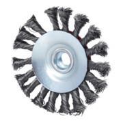 KS Tools Rostfreie Kegelform-Stahldrahtrundbürste, 0,5mm, Ø 100mm