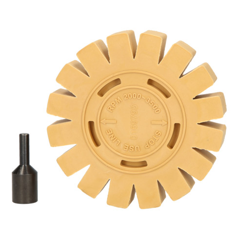 KS Tools rubber gumschijf met bladen 24 mm