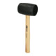 KS Tools rubberen hamer met essen steel-4