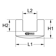KS Tools rubber hulpstuk voor hamer, 72x42mm-4