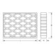 KS Tools Rubberonderlegger 02 voor hefbruggen 160 x 120 x 30 mm