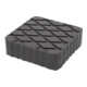 KS Tools Rubberonderlegger 08 voor hefbruggen, 116,5 x 116,5 x 36,5 mm