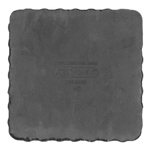 KS Tools Rubberonderlegger 08 voor hefbruggen, 116,5 x 116,5 x 36,5 mm