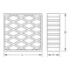 KS Tools Rubberonderlegger 08 voor hefbruggen, 116,5 x 116,5 x 36,5 mm