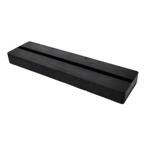 KS Tools Rubberonderlegger 09 met groef voor hefbruggen, 373 x 100 x 35 mm