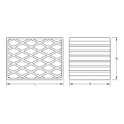 KS Tools Rubberonderlegger 10 voor hefbruggen 160 x 120 x 85 mm-5