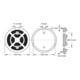 KS Tools Rubberschotel 07 voor Launch / Twin Busch / RP Tools hefbruggen Ø 120 mm